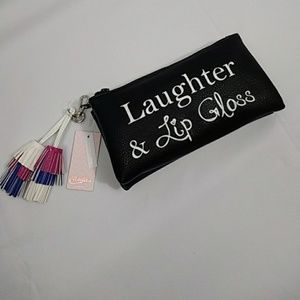 Candie's Black Makeup Pouch